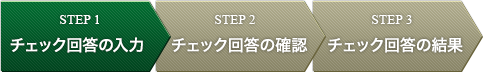 チェック回答の入力